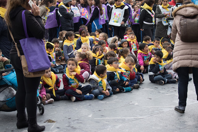 Carrera infantil por el euskera