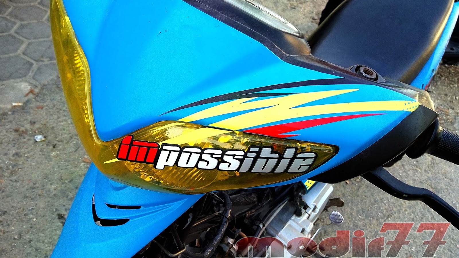 Modifikasi Jupiter Z Mata Kucing 2006 Impossible Body Simple