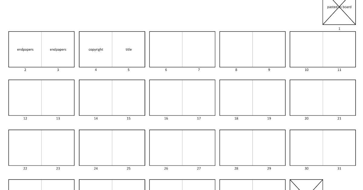 ArtGhost: 40 page self ended picture book thumbnail template