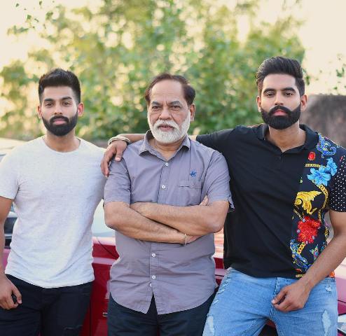 permish verma with father and brother