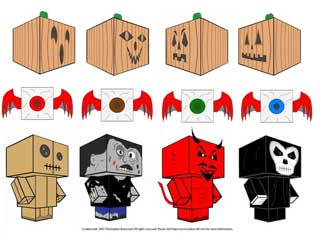 Halloween Monster Papercrafts