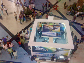 Gillete display in Indian mall