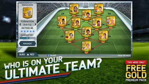 Fifa 14 APK Full HD free download