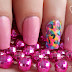 Simple Nail Art Designs Rhinestones Diy Nail Art Designs