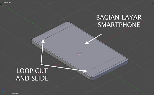 Bagian-bagian Loop Cut and Slide