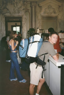 Chad in the Florence Hostel