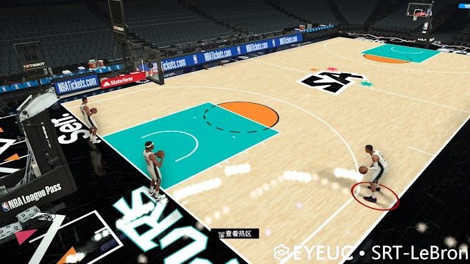 San Antonio Spurs 22-23 City Court (8K) V1.1 by SRT-LeBron | NBA 2K23