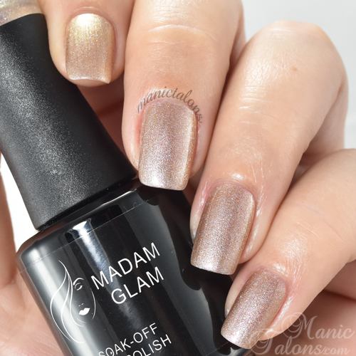 Madam Glam Gel Polish Just Like Sand Swatch