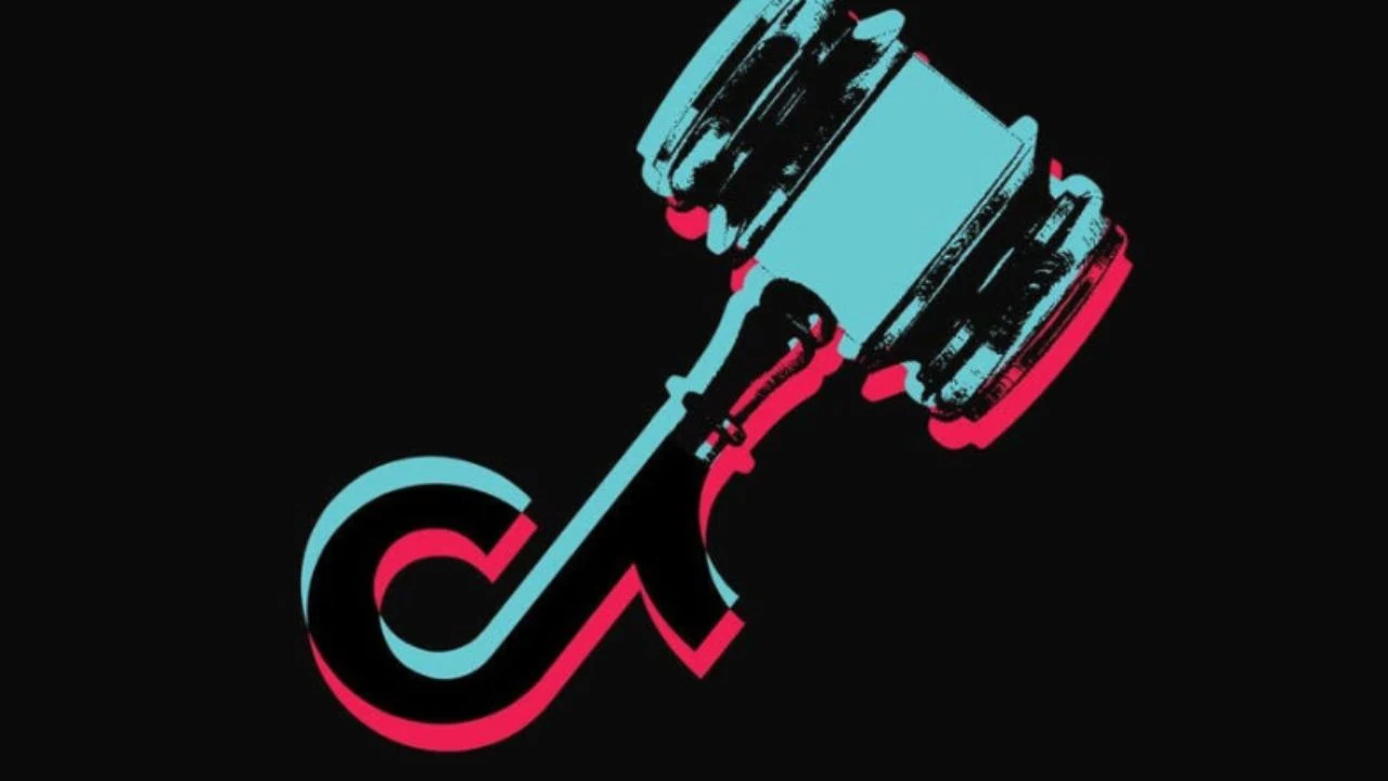 TikTok app unavailable on smartphone screen due to US ban.