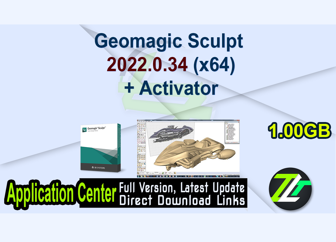 Geomagic Sculpt 2022.0.34 (x64) + Activator