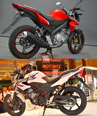 Perbandingan CB150R VS New Vixion 2013 | Harga Desain Mesin