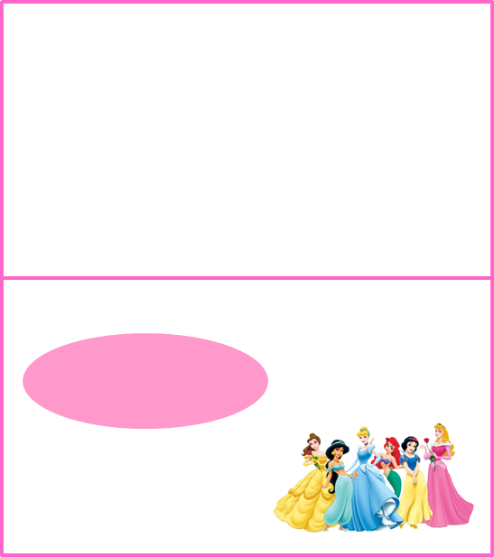 Princesas Disney: Mini Kit para Imprimir Gratis.