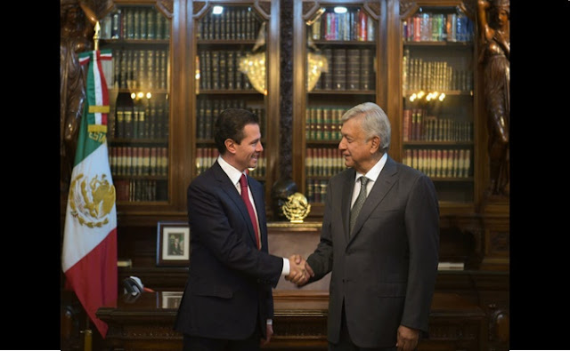Peña Nieto, Amlo, palacio nacional