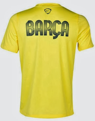 Jersey Grade Ori Training Barcelona Yellow Official 2013-2014 