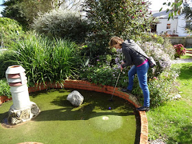 Mini Golf course at Puckpool Park on the Isle of Wight