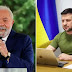 Lula e Volodymyr Zelensky, presidente da Ucrânia, conversam por videochamada