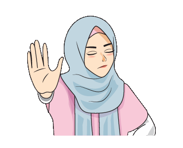 LINE Creators Stickers Gorgeous Hijab Girl Animated 