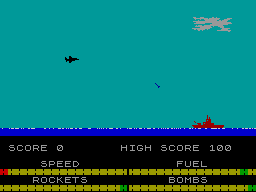 ZX Spectrum Harrier Attack