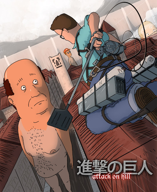 alternative art king of the hill + shingeki no hyojin