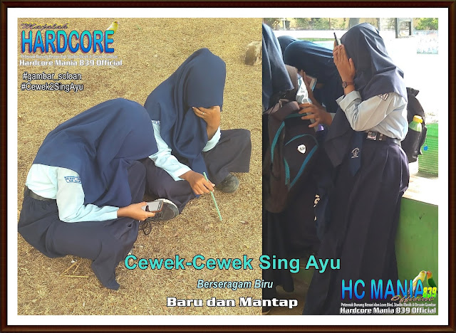 Gambar Siswa-Siswi SMA Negeri 1 Ngrambe Cover Biru - Buku Album Gambar Soloan Edisi 7