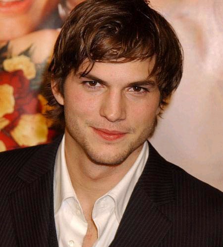 ashton kutcher hair