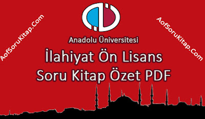 Aöf İlahiyat Soru Kitap Özet  Pdf Word İndir