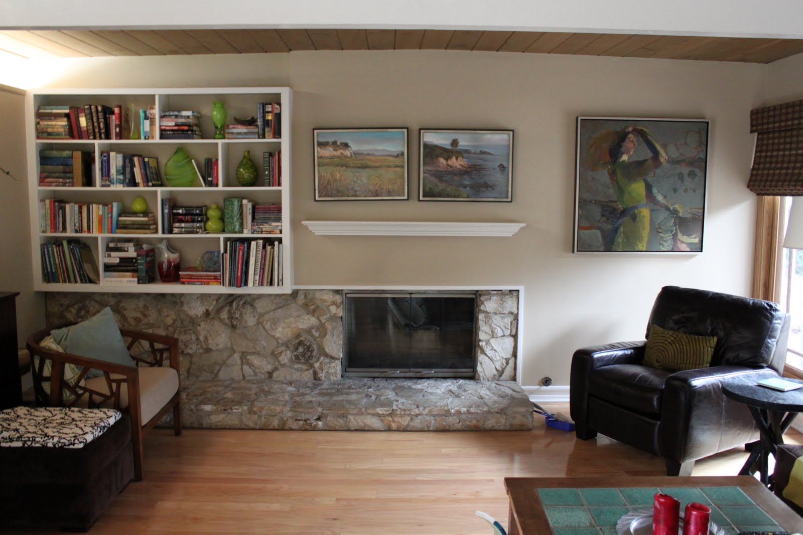 should a mid-century modern fireplace have a mantle? | mid ...