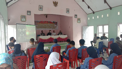 PINRANG; Giat TMMD 112 Penyuluhan Wasbang Dan Bela Negara