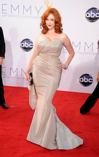 Christina Hendriks vestido de Christian Siriano Emmy 2012