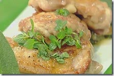 Pollo e zucchine alla scapece