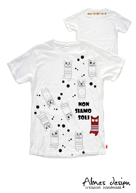 t-shirt grafica mostro