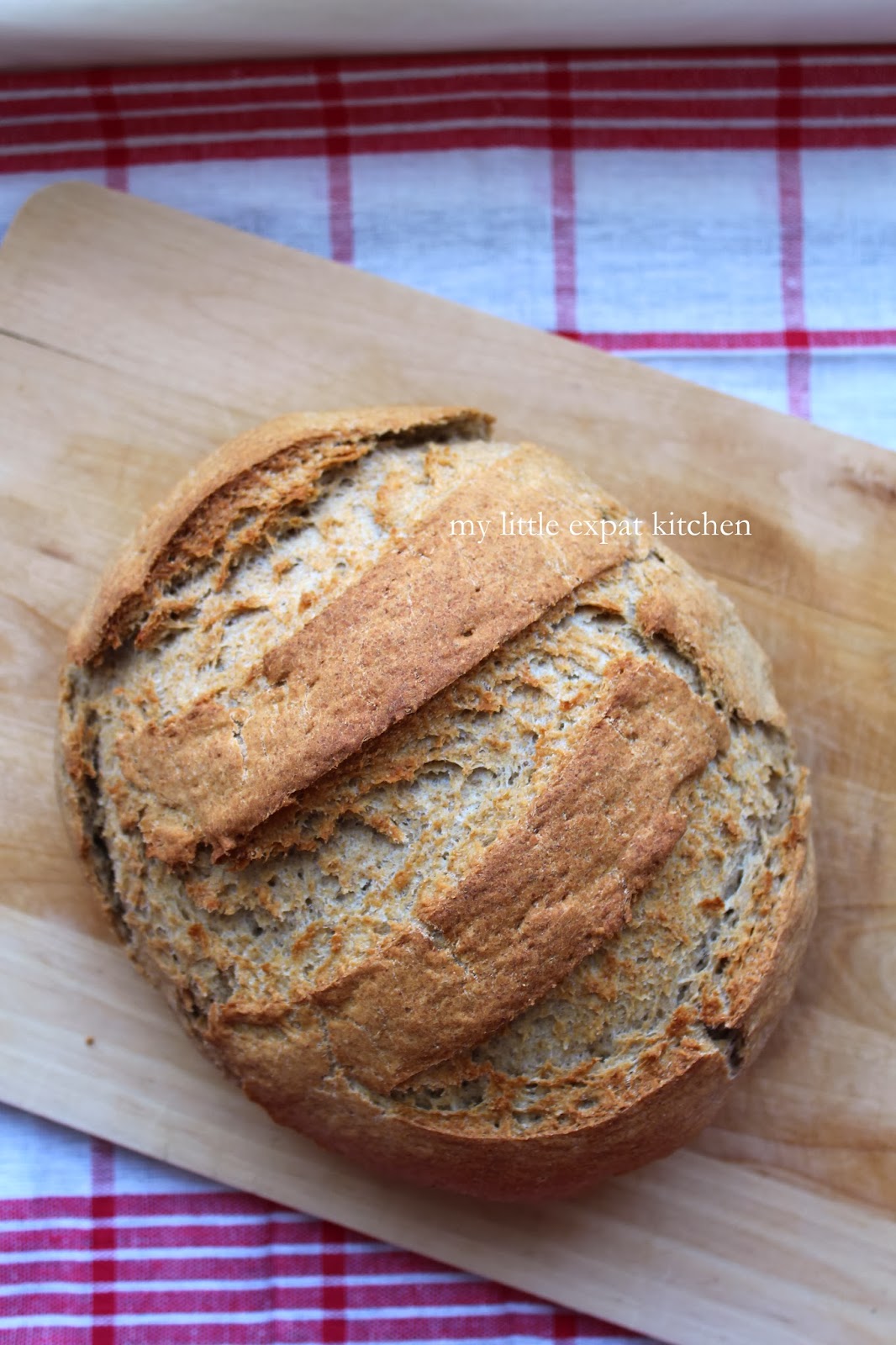 My Little Expat Kitchen Greek Barley Bread Home > yeast bread recipes > 321 barley bread. my little expat kitchen blogger