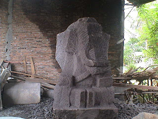 ANCIENT STONE PATUNG BATU  GANESHA