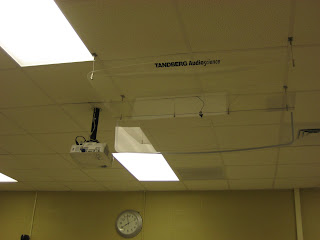 Television with Camera in the ACCESS Lab at Satsuma High School