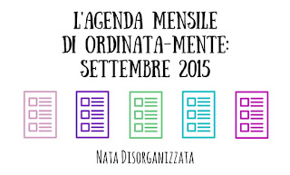 agenda mensile lavori domestici