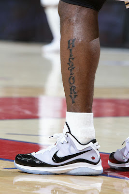 Lebron Raymone James tattoos 2012