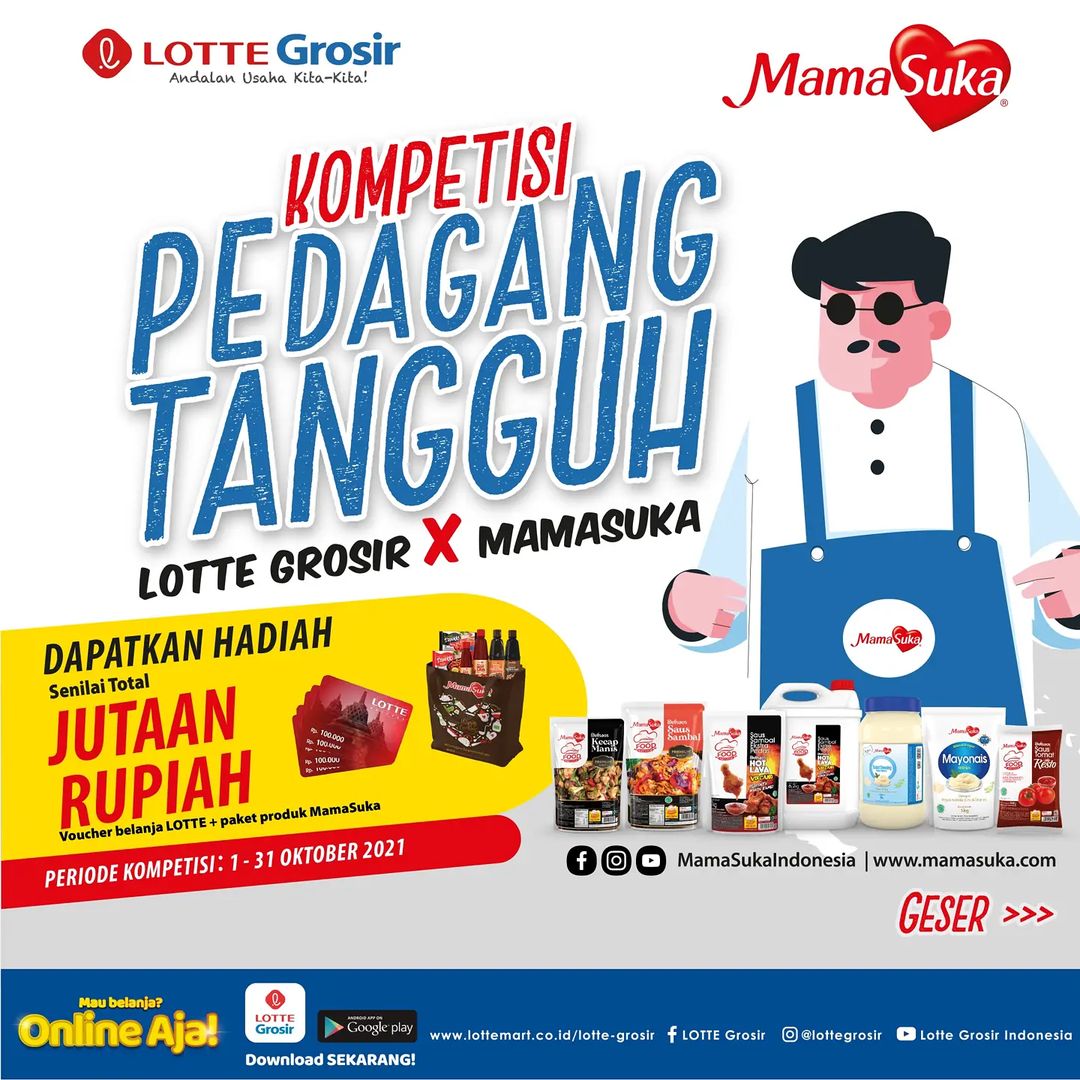 Kompetisi Foto Pedagang Tangguh MamaSuka X Lotte Grosir Berhadiah Total Jutaan Rupiah