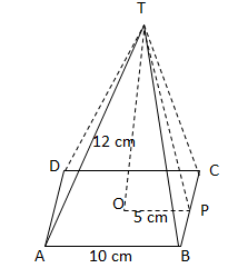 Pertama kita cari dulu panjang TP pakai rumus pythagoras 