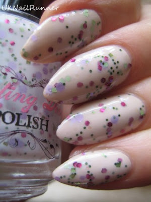 Darling Diva Polish Serendipity over Barry M Lychee