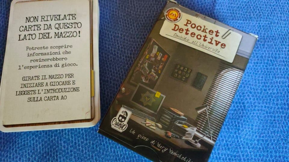 Pocket Detective, un articolato investigativo in un mazzetto di carte (NO  SPOILER)