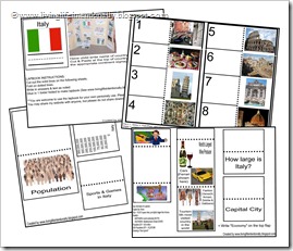 Click to download FREE ITALY lapbook from www.livinglifeintentionally.blogspot.com