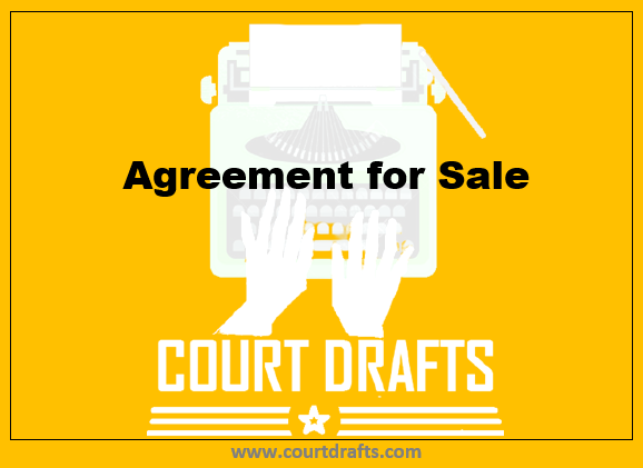 Agreement For Sale