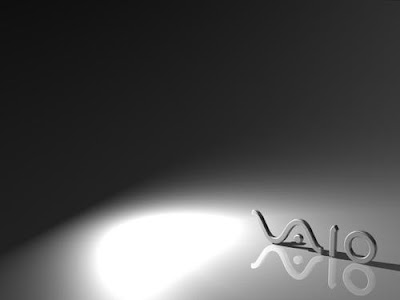 silver wallpaper. VAIO Logo Silver Wallpaper