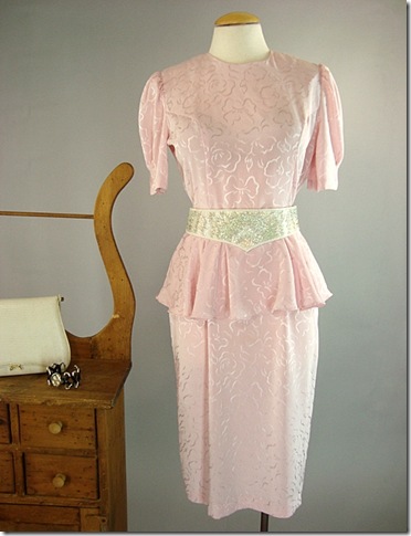 pink damask dress 2