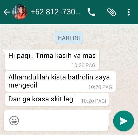 Obat Penghancur Kista Tradisional Paling Ampuh ~ TESTIMONI QNC JELLY GAMAT