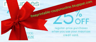 Free Printable Maurices Coupons