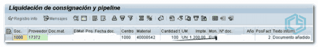 Liquidación de Consignación en SAP - Consultoria-SAP