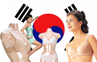 lee pa ni korean bra strap show