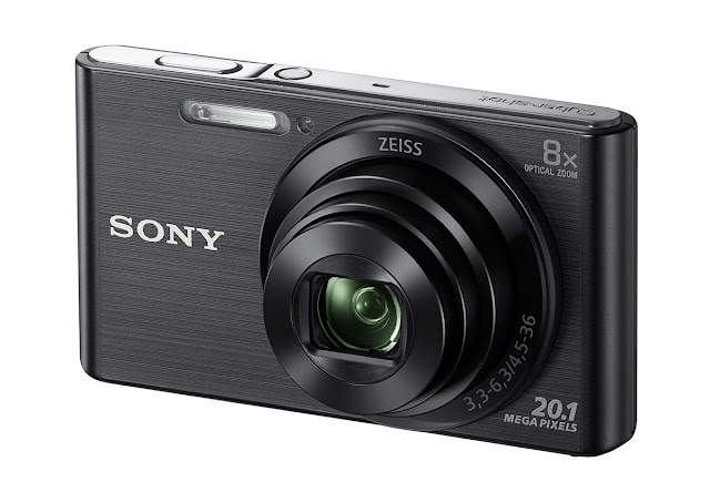 Sony DSC W830 Cyber-Shot 20.1 MP Point and Shoot Camera (Black) with 8X Optical Zoom