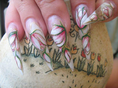 Colourful Nail Painting Art